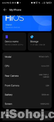 Tecno Camon 20 pro